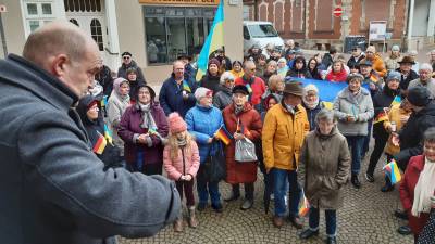 Bürgermeister Bauer bei seiner Ansprache